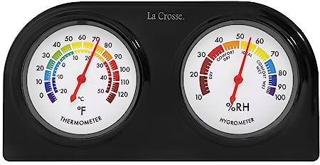 La Crosse 104-288 Analog Thermometer and Humidity Gauge