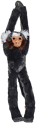 Wild Republic Hanging Monkey Seidenäffchen, Hängender AFFE, Kuscheltier-AFFE als Geschenk für Kinder, Ökologisches Kuscheltier aus Plüsch, Füllung aus recycelten Wasserflaschen, 50 cm