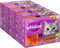 Whiskas 1+ Katzennassfutter Klassische Auswahl in Sauce, 12x85g (4 Packungen) – Hochwertiges Nassfutter für ausgewachsene Katzen in 48 Portionsbeuteln