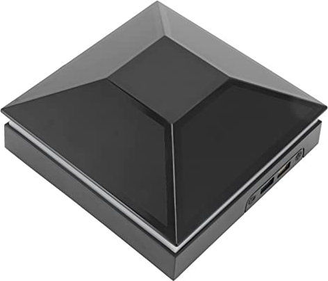 Septpenta Console Cooling Fan, 3 Wind Speeds Built in 7 Color Light Bar Touch Switch Adjusted Dust Proof Cooling Fan, 3 USB Interface Smooth Thermal Dissipation for XBOX Series X Console(Black)