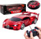 Lotvic Ferngesteuertes Auto Kinder, 1/32 Hochgeschwindigkeits RC Auto Spielzeug, 2.4 GHz Spielzeugautos, für Jungen Mädchen ab 3 4 5 6 7 8 9 Jahre RC Car mit Scheinwerfer (Rot) (Rot)