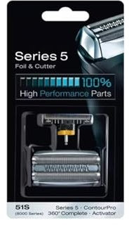 Rasierer, Kompatibel Mit Braun 51S, Rasierköpfe Serie 5, Ersatzklinge For Folienschneider, Kompatibel Mit ContourPro 360 Complete Activator 8998 8595 8590 5643 5644 5645
