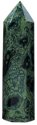 Malachite Crystals,Column Malachite Crystals and Stones - Energy Balancing Gem Arts & Crafts, Desk Accessories Home Decorations for Meditation