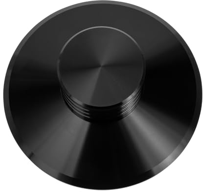 NUOBESTY Stabilizzatore Per Giradischi in Lega Di Alluminio Morsetto Per Accessorio Per Dischi in Vinile Riduce Per Dischi