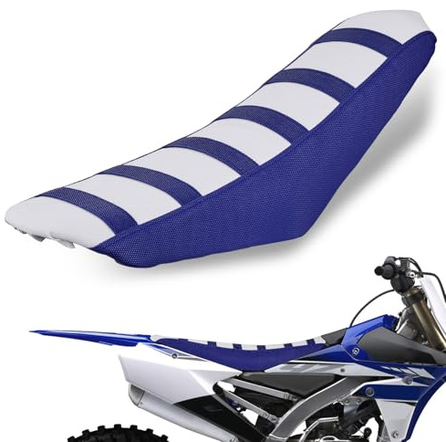 BIUGERCN Funda Asiento Moto Cojín Asiento Impermeable Dirt Bike para YZF YZ PW TTR WR La Mayoría De Las Motocicletas Dirt Pit Bikes Enduro Azul