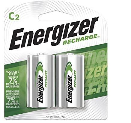 Energizer Recharge battery C2, pack of 2