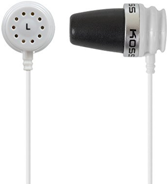 Koss SparkPlug In-Ear hörlurar – vit/svart