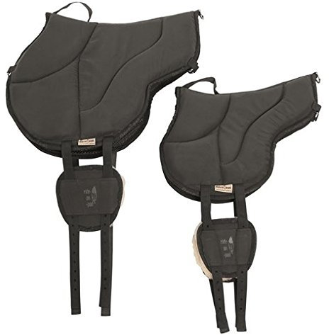 Barefoot Kinder Ride-On-Pad – Pferderückenfreundliches Reitkissen mit V-Gurtung – rutschfeste Unterseite & Mikrofaser-Oberfläche – Für Ponys & Junge Reiter bis Größe 140