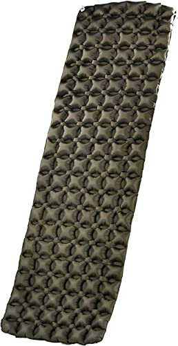 M-Tac Materassino gonfiabile da campeggio, ultraleggero, per zaino in spalla (verde oliva, 195,6 x 61 cm)