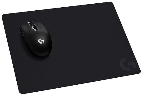 Logitech G G440 Hard Gaming Mouse Pad, Optimised for Gaming Sensors, Low Surface Friction, Non-Slip Mouse Mat, Mac and PC Gaming Accessories, 340 x 280 x 5 mm