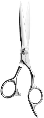 Aolanduo Prime Friseurschere (15,2 cm) mit super konvexem Rand, AICHI JP440C Haarschneideschere, langlebig, glatte Bewegung und feine Haarschneideschere für Salon (Japanisch)