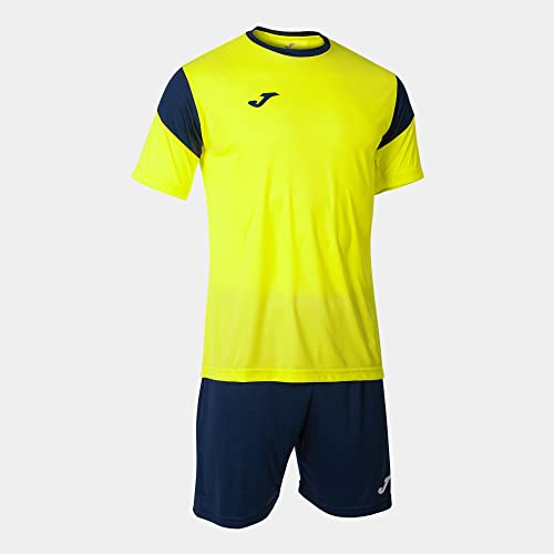 Joma - Conjunto Deportivo, 8XS - 3XL - Camiseta Manga Corta Cuello Redondo y Short con Cintura Elástica y Cordón - Phoenix