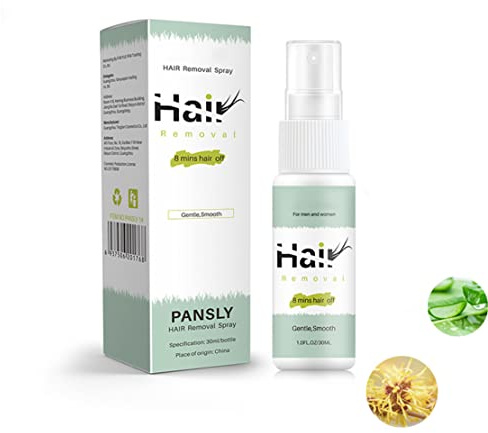 New 8 Mins Semi-permanent Hair Removal Spray, Gentle Inhibit Hair Growth For Face, Legs, Underarms, Armpit, Hair Stop Growth Spray, Quick & Effective Hair Stop Growth Spray (1 pc)