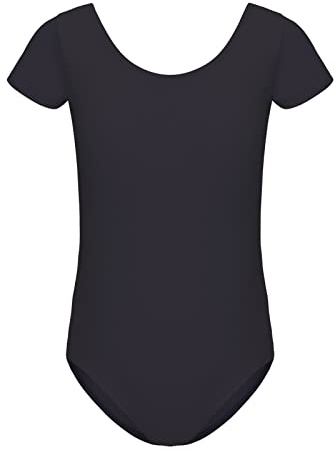 HIPPOSEUS Maillot de Ballet Danza para Niña Mangas Corta Ballet Body Leotardos Danza Clásico Gimnasia Ritmica, AM0019DX