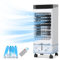 ARTETHYS Portable Air Conditioner Cooler with Remote Control, 4L Evaporative Air Cooler Fan with 3 Speeds, Humidifier, 4 Ice Packs, 7.5H Timer Swivel for Bedroom Home Office