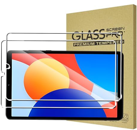 FDHYFGDY 2 Piezas Protector de Pantalla para Redmi Pad SE 8.7 Cristal Templado, Resistente a los arañazos, sin Burbujas, Dureza 9H, Protector de Pantalla para Redmi Pad SE 8.7