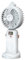 Afenau Handventilator Wasserkühlung, 5000mA Handventilator mit Wasser, USB Wiederaufladbar Fan mit 5 Geschwindigkeitsstufen, Hand Ventilatoren Mini Ventilator Hand für Büro, Einkaufen, Reisen(Weiß)