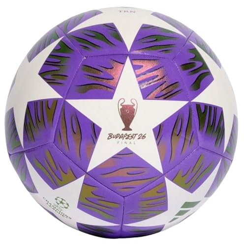 adidas UEFA Champions League JX9089 - Palla da calcio unisex, colore: viola, taglia 5