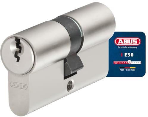 ABUS Profilzylinder E30NP 40/50 - Türschloss mit Not- und Gefahrenfunktion inkl. 5 Schlüssel - ABUS Sicherheitslevel 6