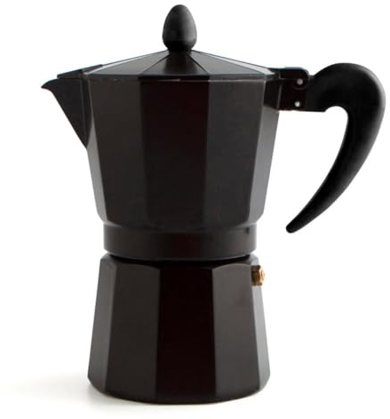 Quid Black Coffee Cafetera Alumunio 12 Tazas Negro