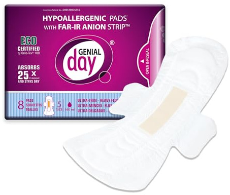 Genial Day Heavy Pads 8 CT