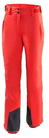Black Crevice Pantalon de ski femme de différentes couleurs & tailles I Pantalon de randonnée thermo-isolant I Pantalon de snowboard respirant,Rouge, 38