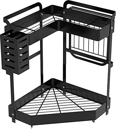 Piarktoy Bakre korg med stor kapacitet bakre bagagehållare för montering av metall förvaringskorg med vattentätt lock A