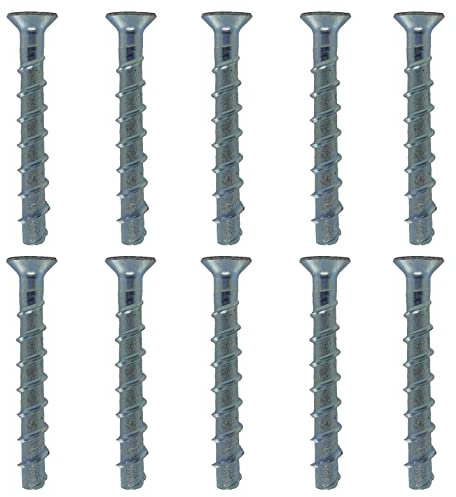 10x Remstaler BETONSCHRAUBE Senkkopf mit Torx-Antrieb | Ø5 - Ø10 | ETA Zulassung | made in GERMANY | Schraubanker (8x80)