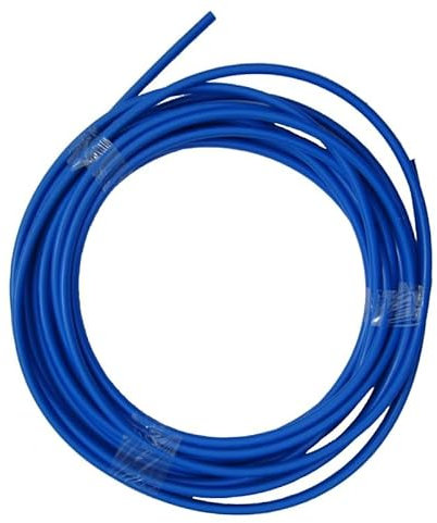 UKCABLE-TIES 2M Cable Sleeving Blue PVC Electrical Wire Cable Sleeves (6MM)