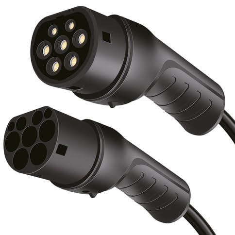 LogiLink Câble de chargement de voiture électrique type 2 triphasé 32 A 22 kW avec sac 2,5 m