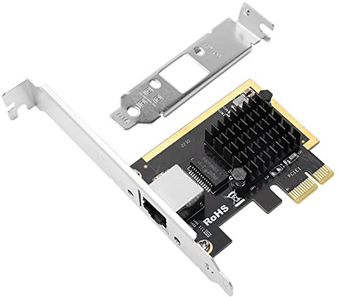 Hopbucan 2.5Gbps Gigabit Network Adapter PCI-E 2.5G Network Card RJ45 LAN Controller Card RTL8125B Chip Network Card