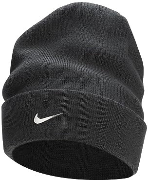 Nike Peak Futura Beanie Wintermütze (DE/NL/SE/PL, Alphanumerisch, Einheitsgröße, Anthracite)