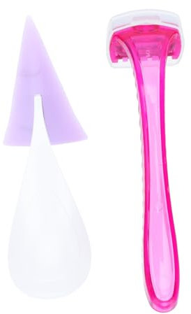 Angoily Utensili Manuali 2 Set rifilatura delle parti intime rasoio facciale rasoio rifinitore bikini rasoio elettrico trimmer intimi privati rasoio da donna per donne modello Forcina per