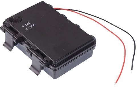 AA X 3 Waterproof Enclosed Battery Holder with Switch (Quantity 1)