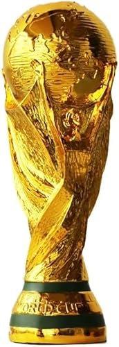 Fmarche Goldenen Fußball-Trophäe, Weltmeisterschafts-Trophäe, Replik, Sammlung von Erinnerungsstücken, Dekoration für Haus, Büro, Geschenk für Fans, 27 cm