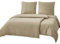 RUIKASI Bettwäsche 135x200 4teilig Khaki - Polyester Mikrofaser Bettwäsche-Sets Oeko-TEX, 2 Bettbezüge 135x200cm + 2 Kissenbezüge 80x80cm mit Reißverschluss, Weich und Bügelfrei