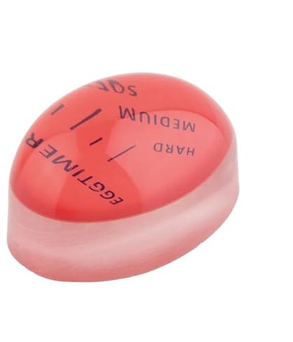 1 Uds. Temporizador de huevos, aparatos electrónicos de cocina, huevos de Color, cambio de cocina, delicioso, suave, duro, hervido, respetuoso con el medio ambiente, herramientas de temporizador rojo