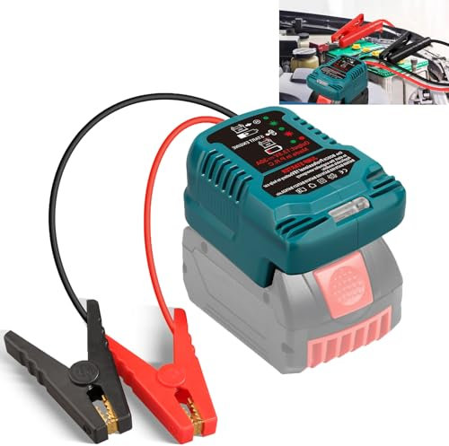 Adaptateur de démarrage de voiture pour système Bosch Professional 18 V GBA, aide au démarrage d'urgence pour voiture, batterie portable 12 V (batterie non incluse)