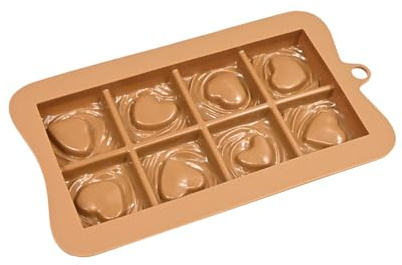 Molde Profundo Para Tabletas De Chocolate - Antiadherente Flexible | Molde Desmontable Para Tarta De Queso, Pudín Y Mantequilla,para Hogar, Cocina, Detalles de Fiesta, Actividades Infantiles y Manuali
