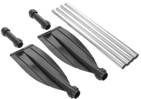 FOMIYES Pagaie de Kayak Double Extrémité en Alliage D’Aluminium 210 CM Détachable Rames Légères et Robustes pour Bateau Kayak Radeau – Usage Simple ou Double Accessoires Anti-Gouttes