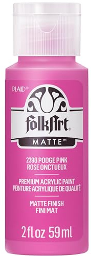 FolkArt Acrylic Paint in Assorted Colors (2 Ounce), 2390 Podge Pink
