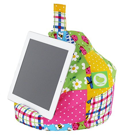 Bean Lazy iPad, eReader & Book Mini Bean Bag Fits All tablets and eReaders - Patchwork
