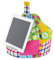 Bean Lazy iPad, eReader & Book Mini Bean Bag Fits All tablets and eReaders - Patchwork