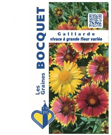 Sachet de graines de Gaillarde vivace à grande fleur variée - 1,5 g - fleur vivace - LES GRAINES BOCQUET