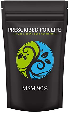 Prescribed For Life Methylsulfonylmethane (MSM) Powder | 99%+ Purity | 80 Mesh (2kg / 4.4lb)