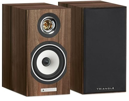 Triangle - Enceintes Bibliothèques Hi-FI Titus EZ - Puissance Admissible 60W - Rendement 90 DB/W/m – Polyvalente Musique et Home-Cinéma - 168 x 305 x 267 mm - Chataignier (Paire)
