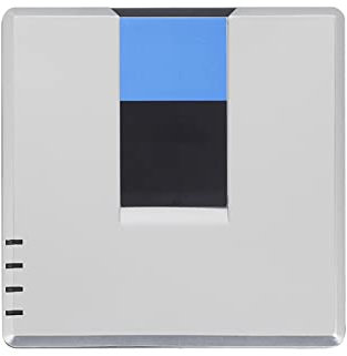 Voip Adapter for Analogue Phones, 2 Ports VoIP Gateway VoIP Telephone Connections RJ-45 Network Interface Ata Adapter Phone Grandstand, Support SIP V2 Protocol DHCP (UK Plug)