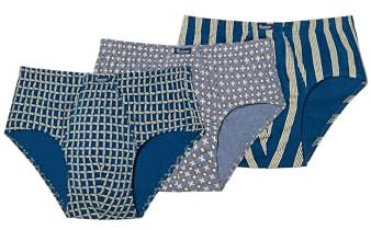 Abanderado Slip Abierto Esenciales Estampados Ouvert, Multicolore, 52 (Lot de 3) Homme