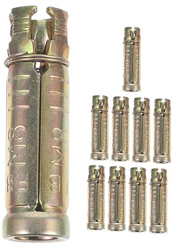 Angoily Pernos De Anclaje De Expansión De Acero 10 Unids Para Hormigón Anclajes De Inserción