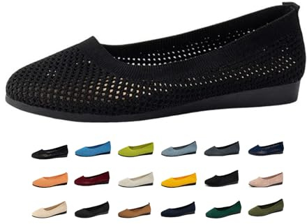 Ballerinas Women's Ballerina Shoes Summer Shoes Flat Barefoot Shoes Low Shoes with Traditional Design for Women Girls Comfortable Elegant Leisure Sporty Espadrilles Dirndl Barefoot Leisure Fashion
